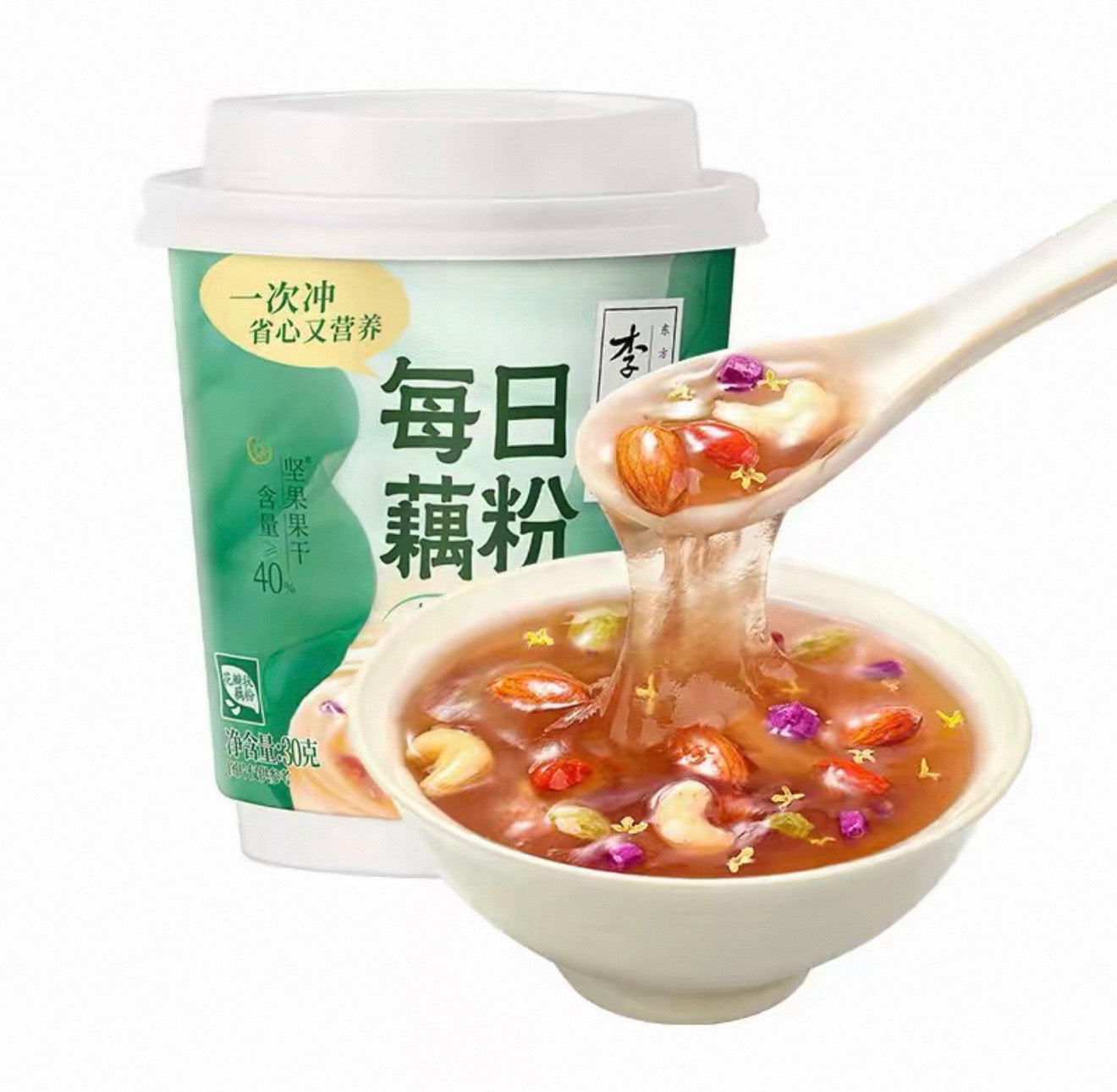 李子柒 每日藕粉便携装 桂花坚果味
