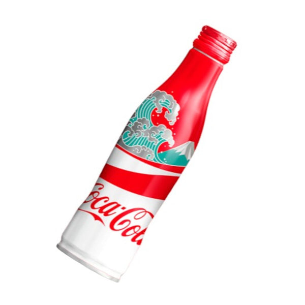 日本COCA COLA可口可乐 富士山系列限定铝瓶包装250ML