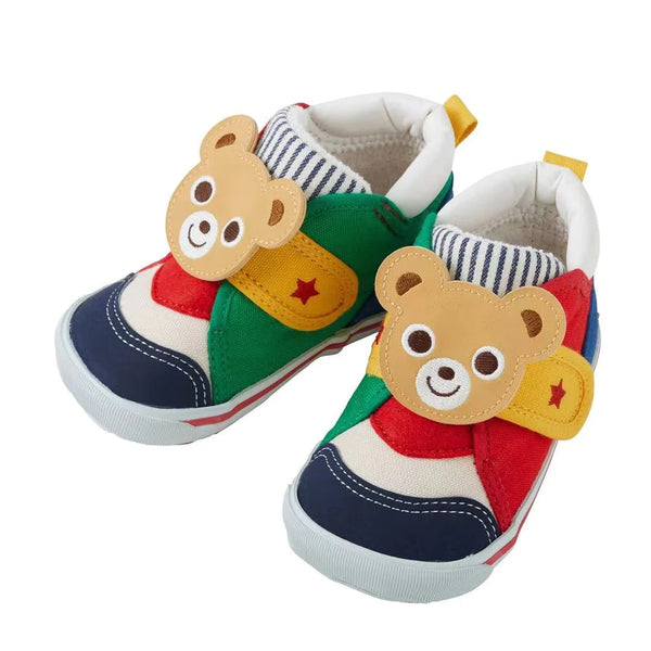日本MIKIHOUSE 儿童学步鞋2段 日本制 13-9303-829 熊王