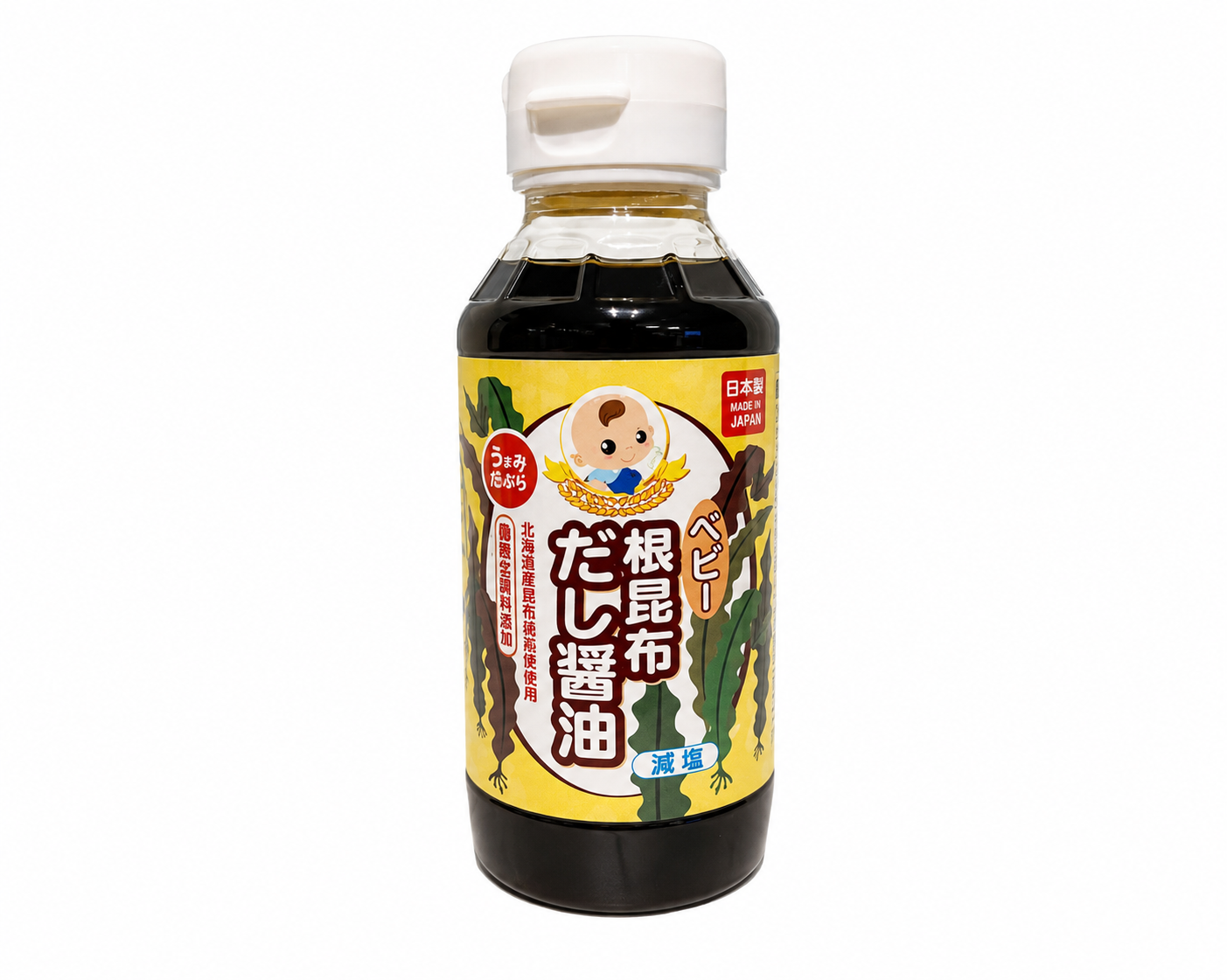 日本宝宝酱油  减盐昆布高汤酱油 5月龄以上
