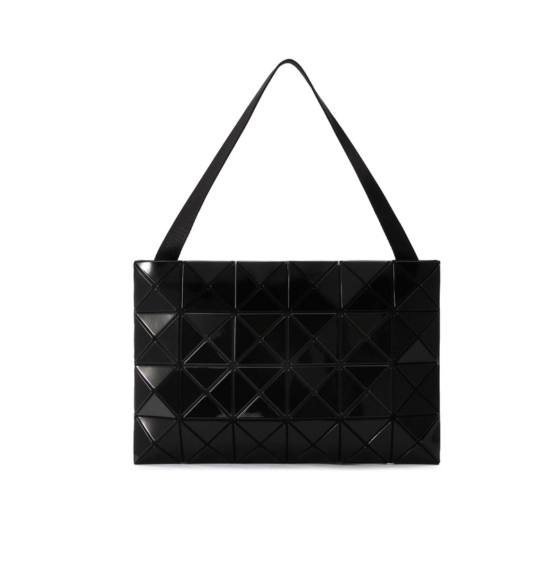 BAO BAO ISSEY MIYAKE 日本三宅一生LUCENT 6x4大方格黑色斜挎包 BB33AG054