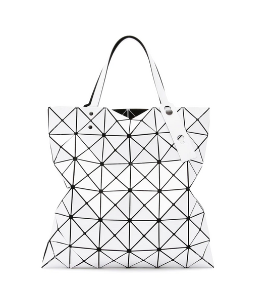 BAO BAO ISSEY MIYAKE 日本三宅一生 AG053-01 六格托特包 亮面白色