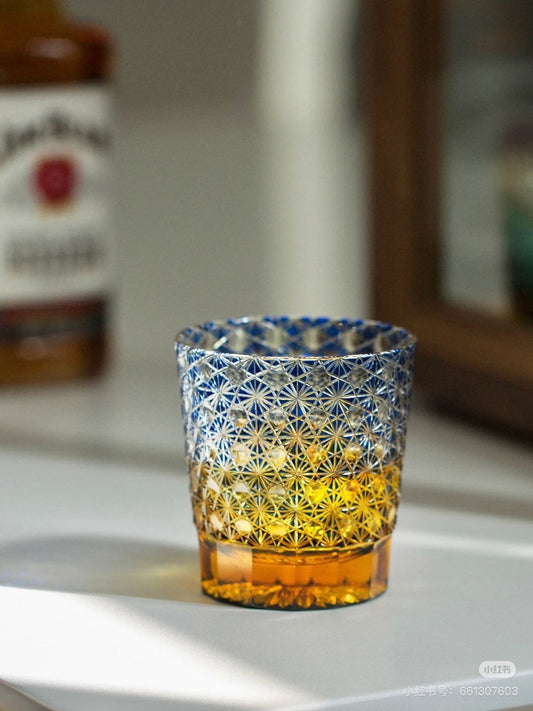 江户切子 威士忌酒杯