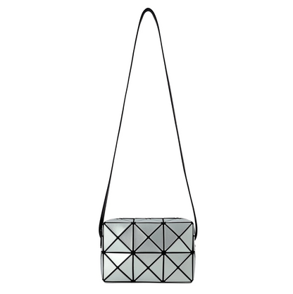 ISSEY MIYAKE 日本三宅一生 丘比特包 小方盒 斜背肩带可调节 BB56AG671 金属淡蓝限定色