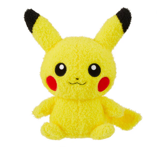 日本宝可梦皮卡丘毛绒公仔 高约22.5cm