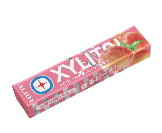 LOTTE 木糖醇护齿口香糖（桃子味）14粒