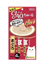 INABA 伊纳宝 CIAO 猫零食 啾噜柔软肉酱 补水肉泥猫条 金枪鱼 14g*4