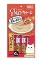 INABA 伊纳宝 CIAO 猫零食 啾噜柔软肉酱 补水肉泥猫条 金枪鱼 14g*4 周销量 70+