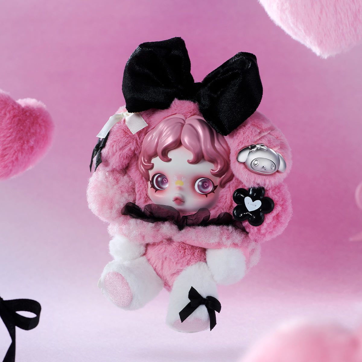 泡泡玛特 SKULLPANDA X MY MELODY 联名