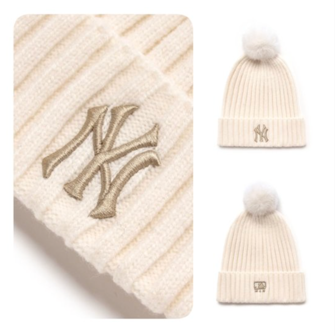 韩国MLB「New York Yankees」针织毛帽