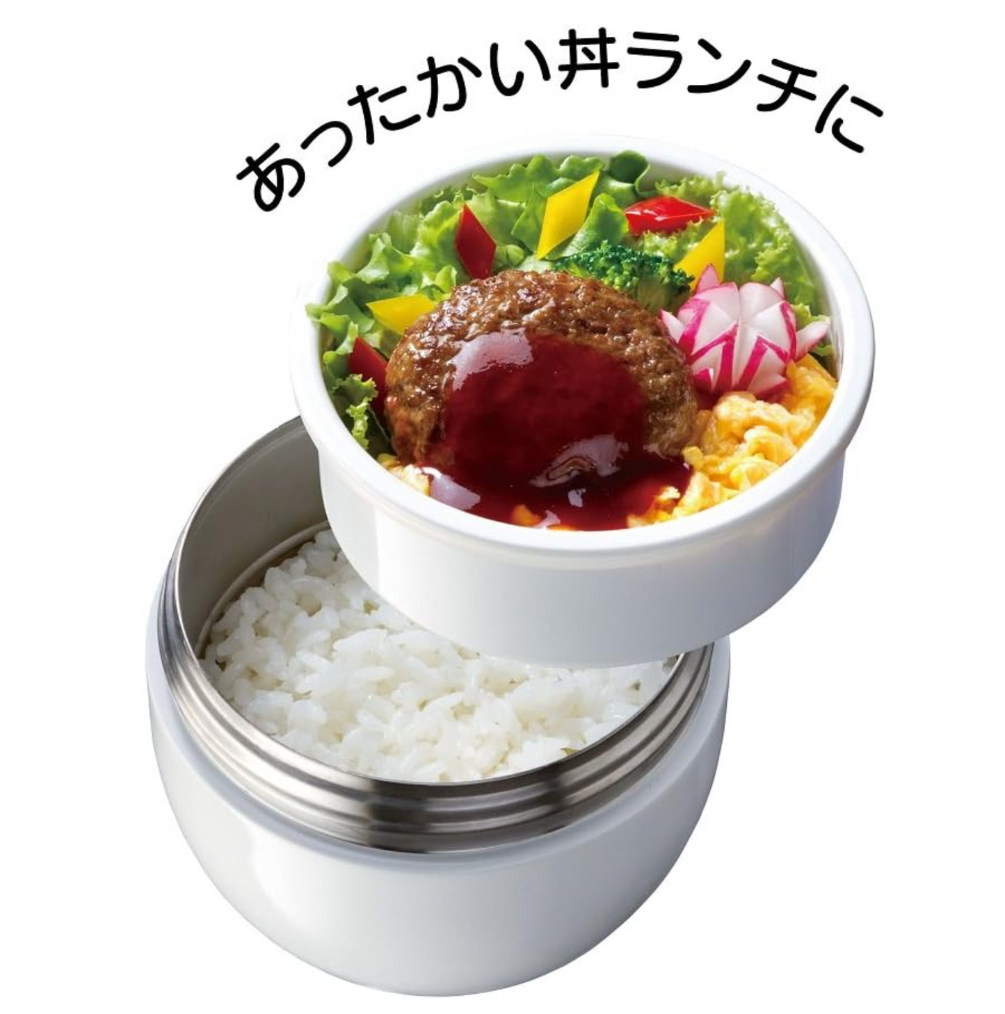 日本Skater双层不锈钢保温便当饭盒 540ml 美乐蒂
