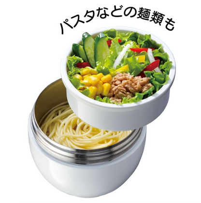 日本Skater双层不锈钢保温便当饭盒 540ml 美乐蒂