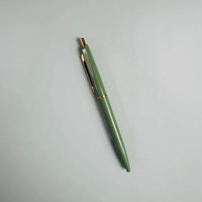 日本ANTERIQUE复古军绿色笔杆  0.5mm 黑色圆珠笔