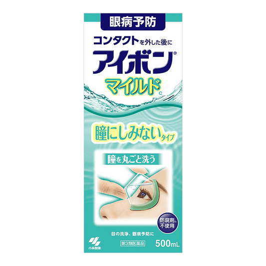日本KOBAYASHI小林制药洗眼液500ml  #绿色 缓解眼疲劳