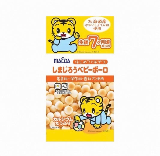 日本 巧虎婴幼宝宝高钙蔬菜小馒头饼干 原味 10g小袋装