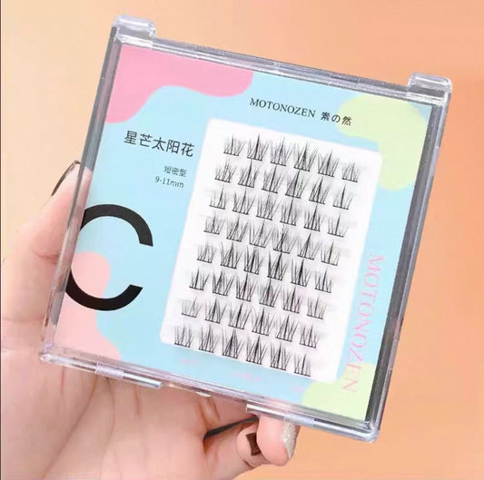 MOTONOZEN素之然分段假睫毛 星芒太阳花
