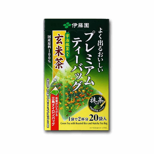 日本ITOEN伊藤园 日式抹茶玄米茶  20包