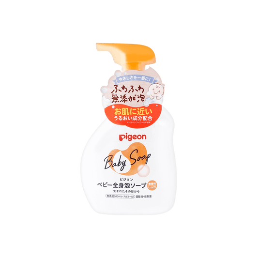 日本PIGEON贝亲 婴儿洗发沐浴乳二合一 泡沫型 500ml