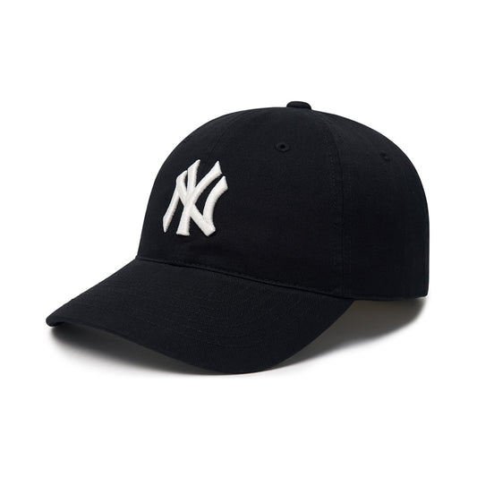 韩国MLB 「New York Yankees」大标黑色棒球帽 均码中性款 帽檐可调节