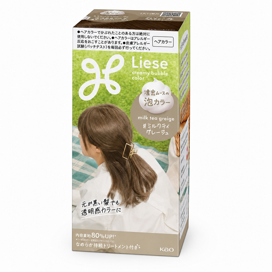 日本花王Liese泡沫染发剂  奶茶灰色