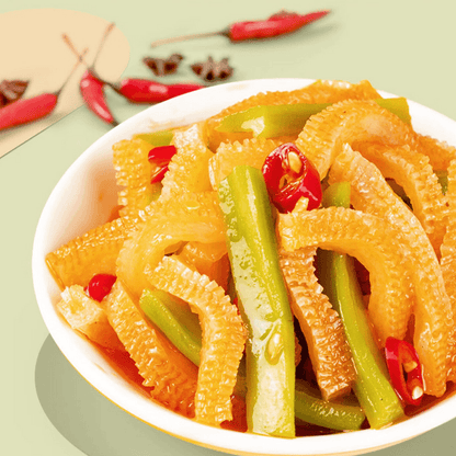 冠口福 贡菜魔芋 香辣味 20包入 320g【双倍脆爽】【低卡解馋小零食】