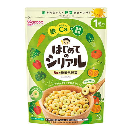 日本WAKODO和光堂 混合口味宝宝谷物麦片 多种绿色和黄色蔬菜混合口味 适合1岁+宝宝