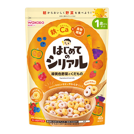 日本WAKODO和光堂 混合口味宝宝谷物麦片 多种绿色和黄色蔬菜水果混合口味 适合1岁+宝宝