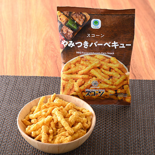 日本全家便利店烧烤味玉米条 75g