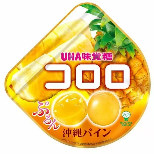 日本UHA悠哈 味觉糖 全天然果汁软糖 菠萝味