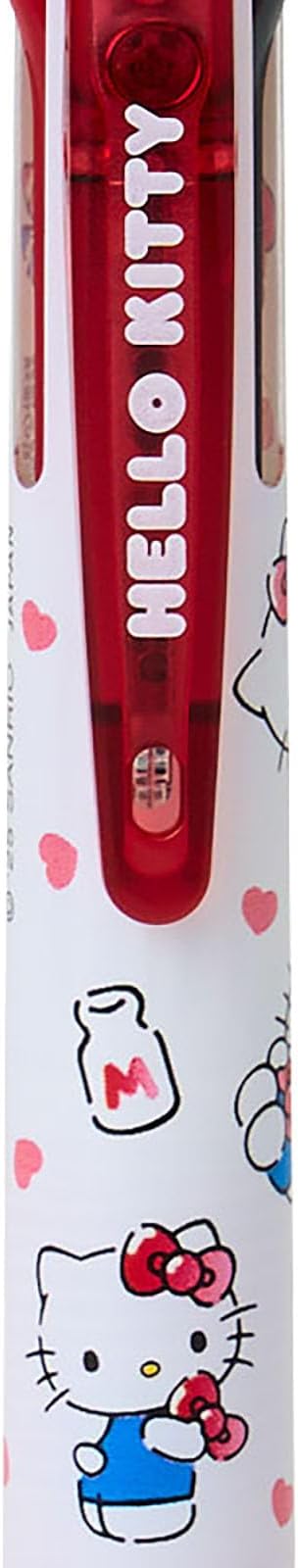 日本百乐三丽鸥Sanrio Frixion Ball 3 Slim Hello Kitty 圆珠笔0.38mm黑色红色蓝色按动式