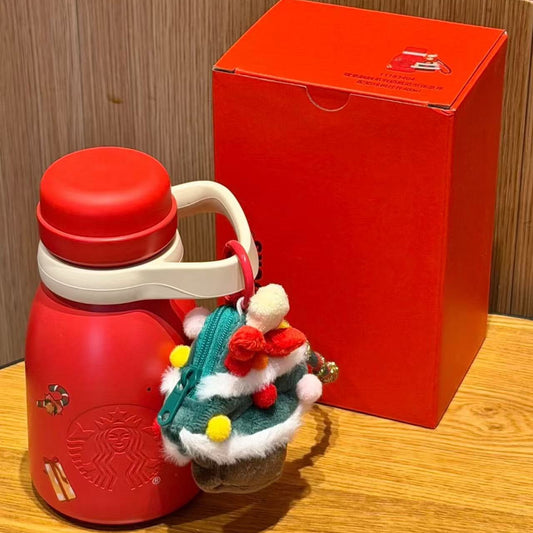 星巴克 暖意融融系列 奶瓶造型保温杯 400ml