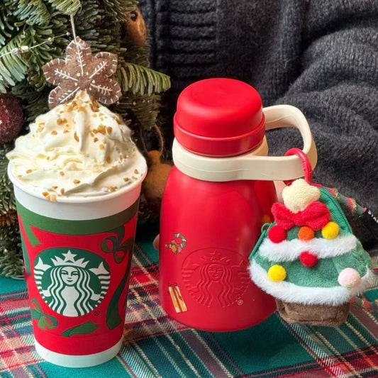 星巴克 暖意融融系列 奶瓶造型保温杯 400ml