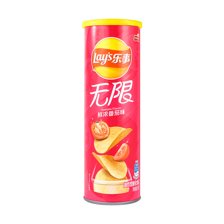 LAY'S乐事 桶装番茄口味薯片 90g