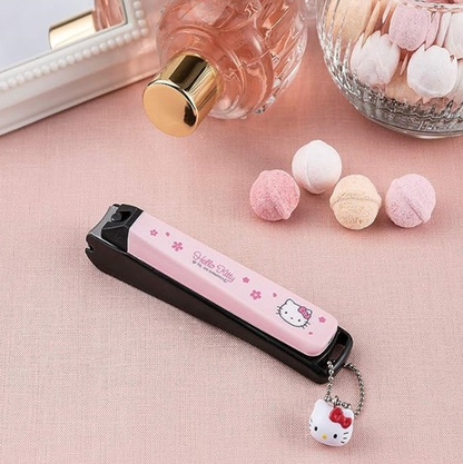 日本KAI贝印 不锈钢防飞溅指甲刀指甲剪 HELLO KITTY  S size