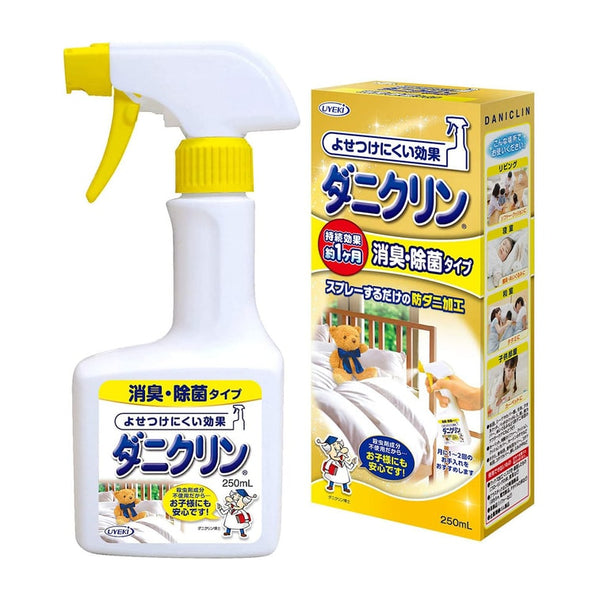 日本UYEKI除味除螨虫喷剂喷雾床上除螨除菌防螨250ml