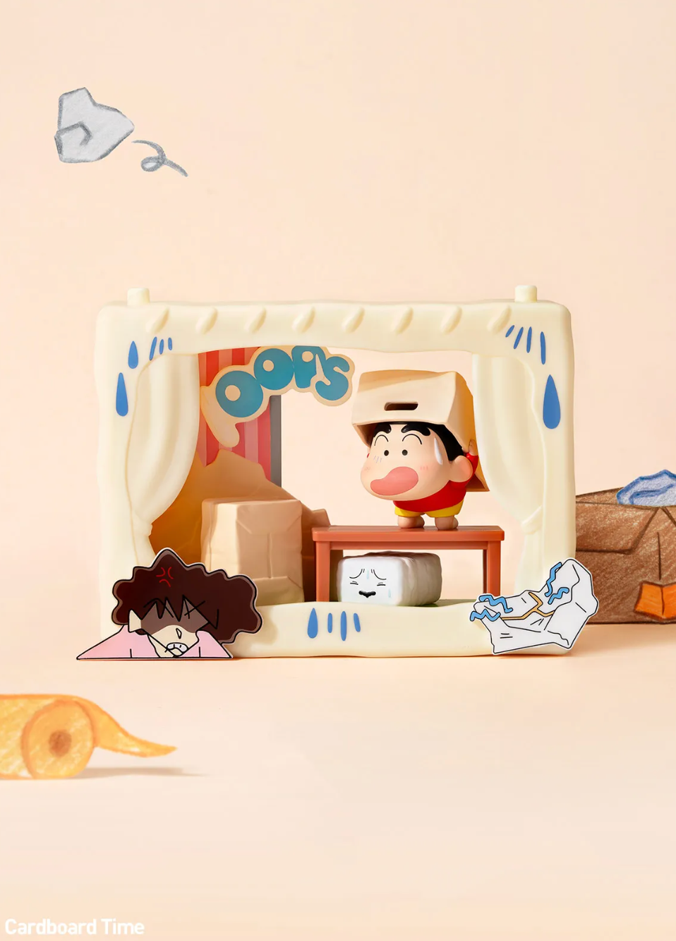 POP MART泡泡玛特 蜡笔小新童心剧场系列场景摆件 盲盒