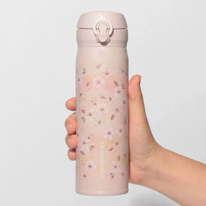 日本星巴克 26年樱花季 粉色樱花保温杯 500ml