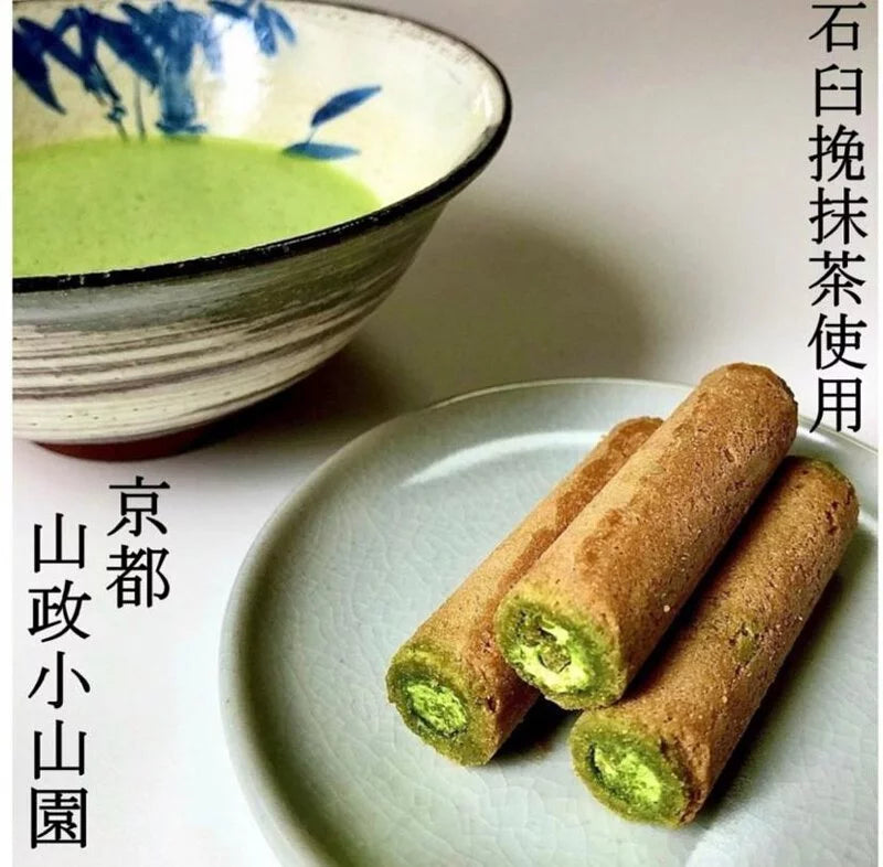 日本宇治小山园 抹茶奶油夹心蛋卷