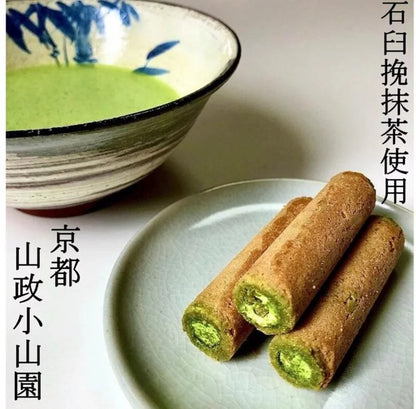 日本宇治小山园 抹茶奶油夹心蛋卷