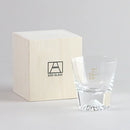 日本田岛硝子富士山杯江户硝子手工玻璃杯130ml 直径75mm 高78mm