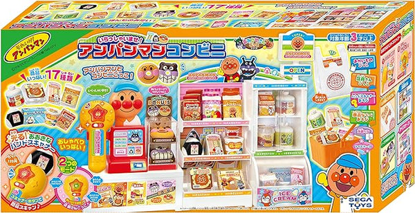 日本面包超人便利店仿真超市收银机DX豪华版 儿童过家家玩具