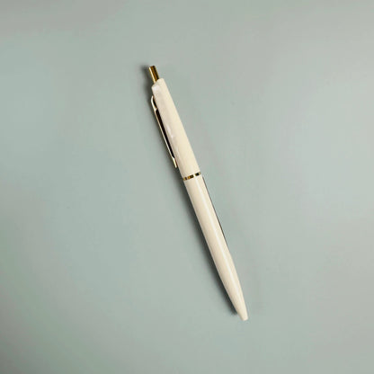 日本ANTERIQUE复古米白色笔杆  0.5mm 黑色圆珠笔