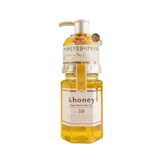 日本VICREA &HONEY 蜂蜜深层保湿护发精油 100ml 柔顺丰盈滋养 抚平毛躁 修复干枯 无硅油配方