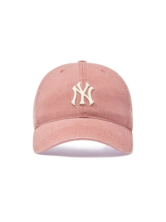 韩国MLB「New York Yankees」基础款粉色棒球帽