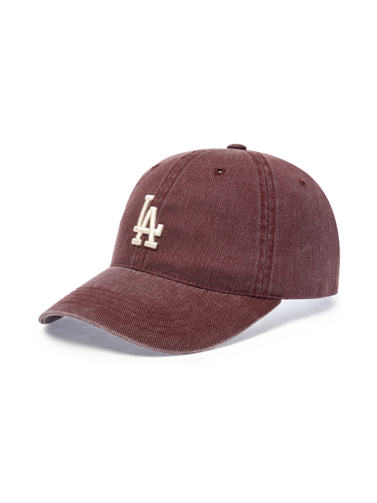 韩国MLB 「Los Angeles Dodgers」基础款 深酒红棒球帽