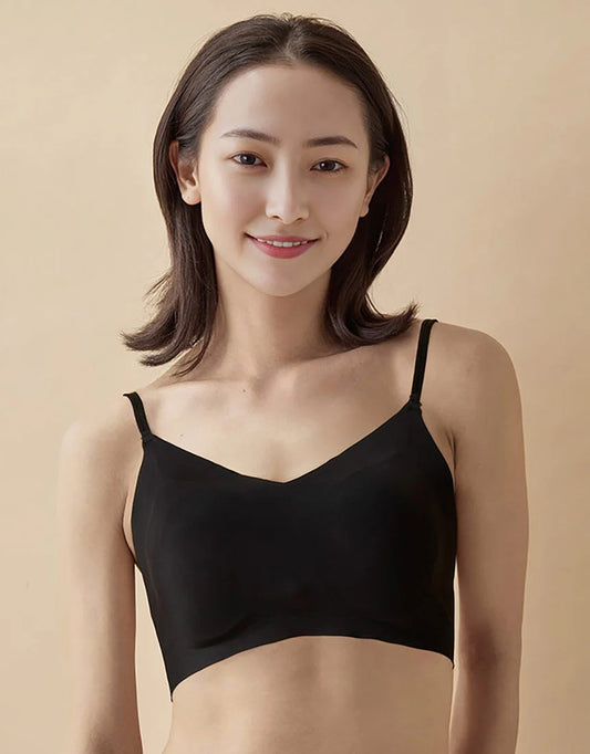 日本Wacoal华歌尔GOCOCI无钢圈内衣 背扣可调节 肩带可调节  黑色 S码
