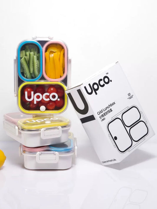 UPCO昂蔻 304不锈钢分格保温饭盒 可微波