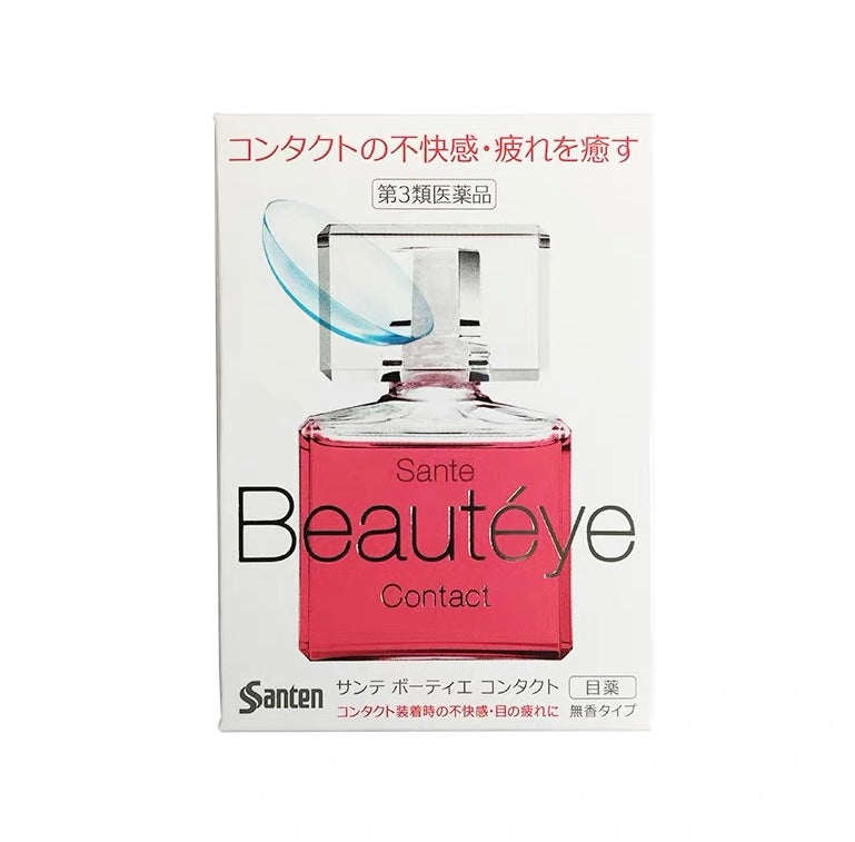 日本参天Beauteye玫瑰眼药水滴眼液 12ml 隐形用