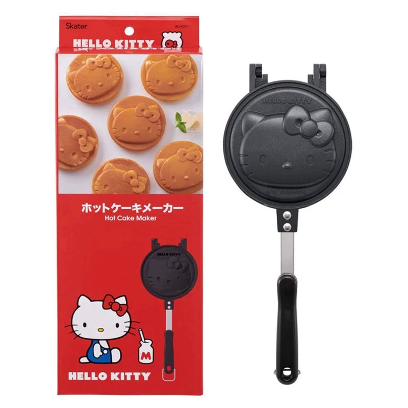 日本Skater Hello Kitty形状松饼锅平底煎锅