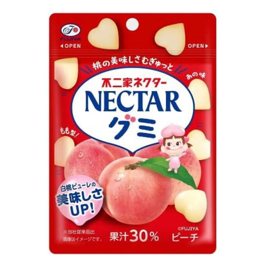 日本不二家桃子软糖零食48g